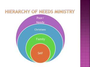Christian needs ministry