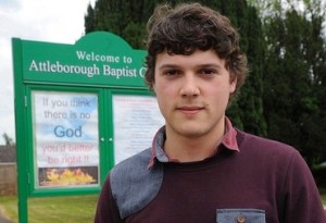 Baptist hate crime hell norfolk attleborough